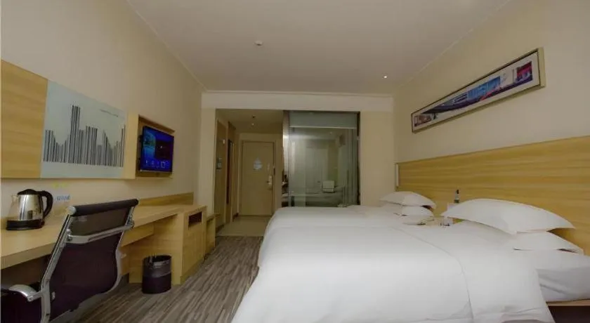 Bed in City Comfort Inn Wuhan Miaoshan