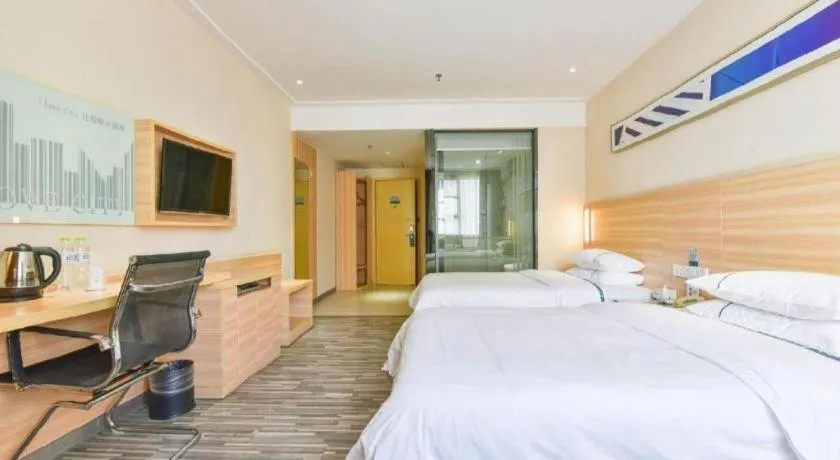 Bed in City Comfort Inn Nanning Langdong Changhu