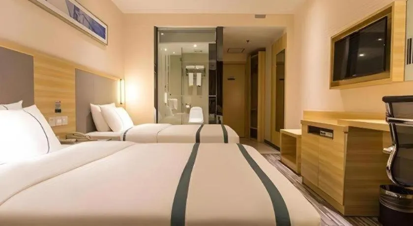 Bed in City Comfort Inn Nanning Langdong Changhu