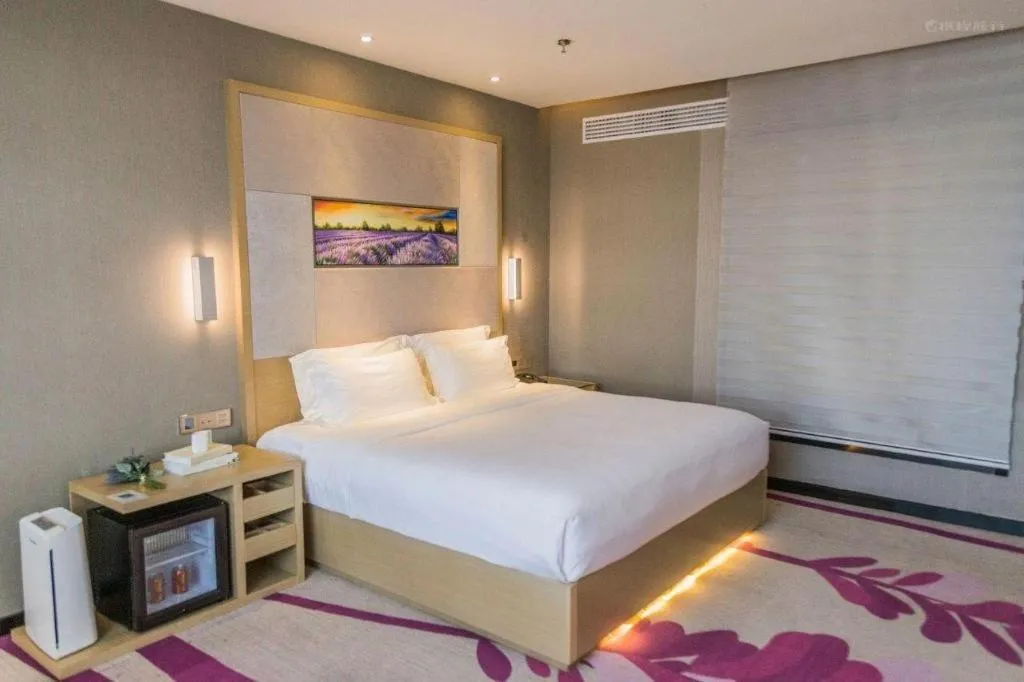 Bed in Lavande Hotel Jinzhou Gong'an RT-Mart Chinese Medicine Hospital