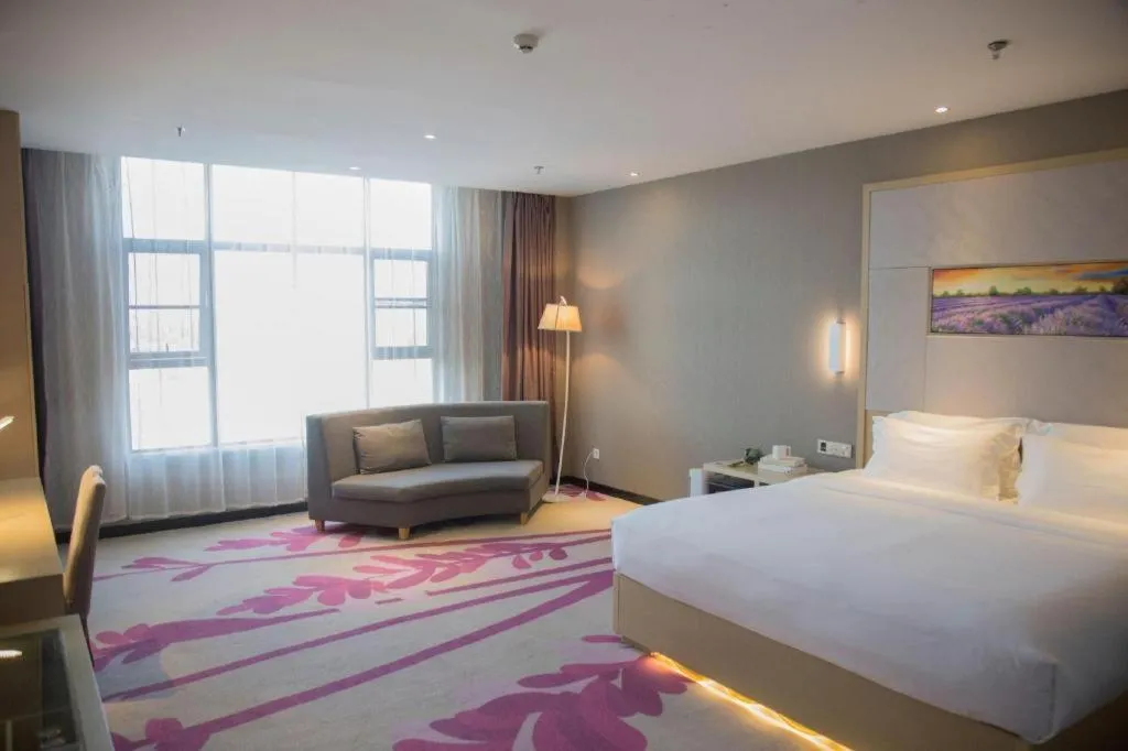 Bed in Lavande Hotel Jinzhou Gong'an RT-Mart Chinese Medicine Hospital