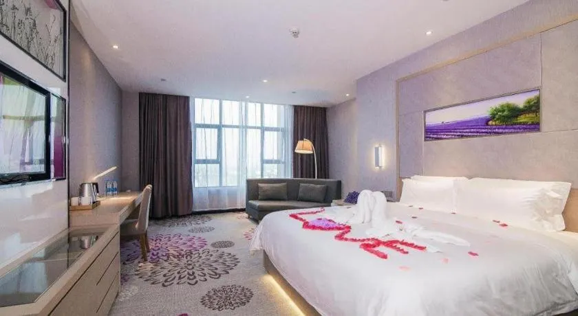 Bed in Lavande Hotel Jinzhou Gong'an RT-Mart Chinese Medicine Hospital
