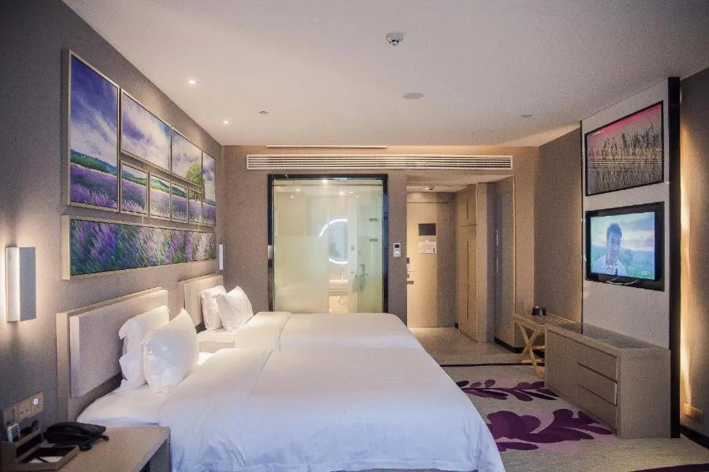 Bed in Lavande Hotel Jinzhou Gong'an RT-Mart Chinese Medicine Hospital