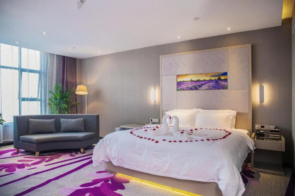 Bed in Lavande Hotel Jinzhou Gong'an RT-Mart Chinese Medicine Hospital