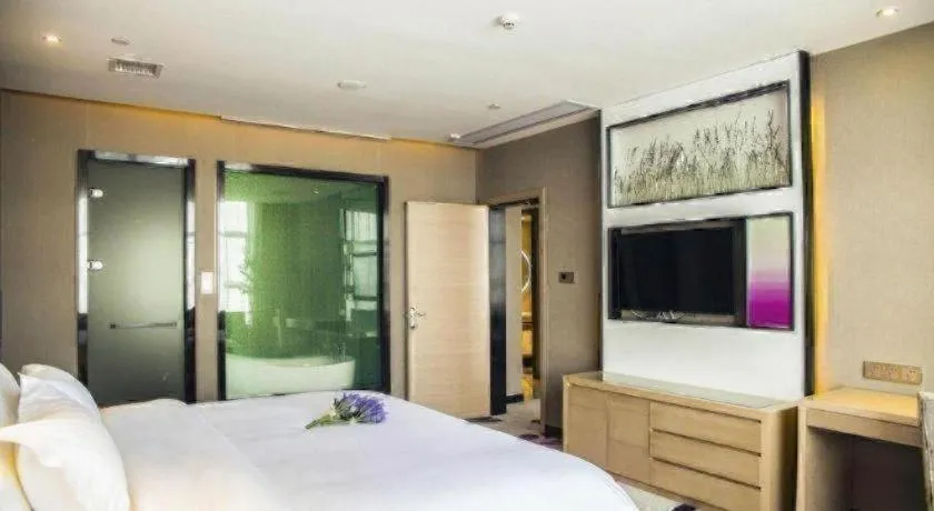 Bed in Lavande Hotel Jinzhou Gong'an RT-Mart Chinese Medicine Hospital