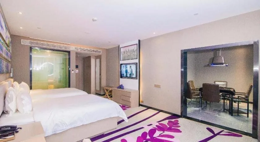 Bed in Lavande Hotel Jinzhou Gong'an RT-Mart Chinese Medicine Hospital