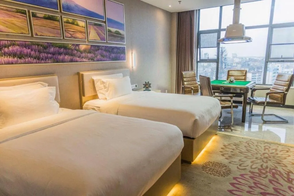 Bed in Lavande Hotel Jinzhou Gong'an RT-Mart Chinese Medicine Hospital