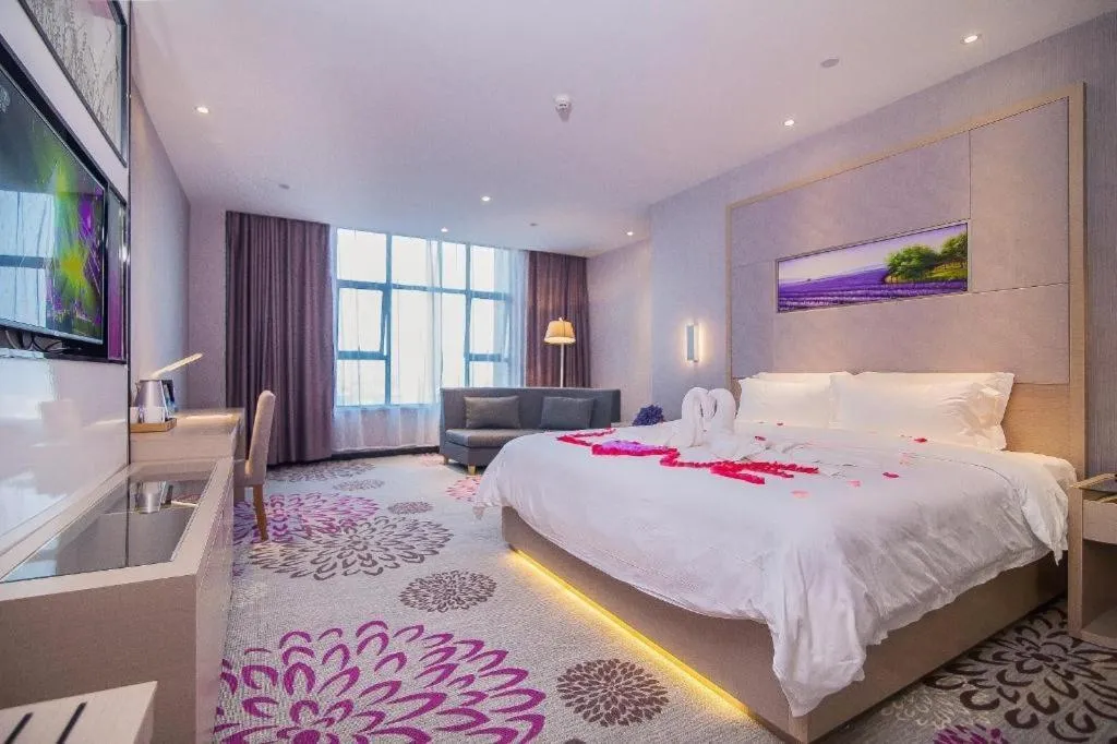 Bed in Lavande Hotel Jinzhou Gong'an RT-Mart Chinese Medicine Hospital