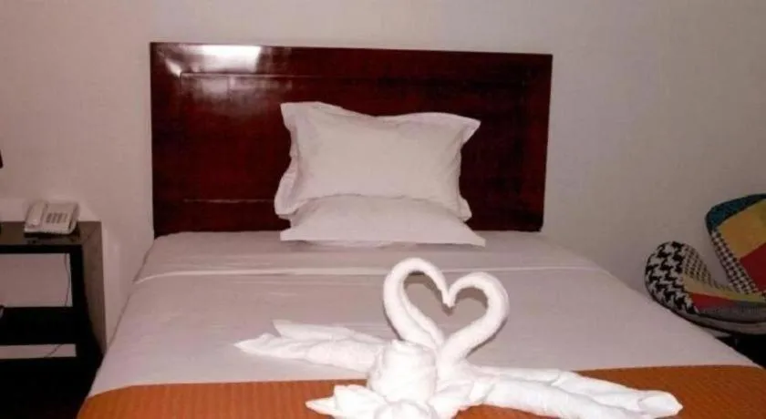 Bed in Castle Dreams Hotel