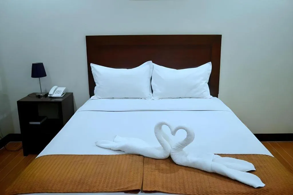 Bed in Castle Dreams Hotel