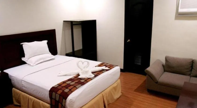 Bed in Castle Dreams Hotel