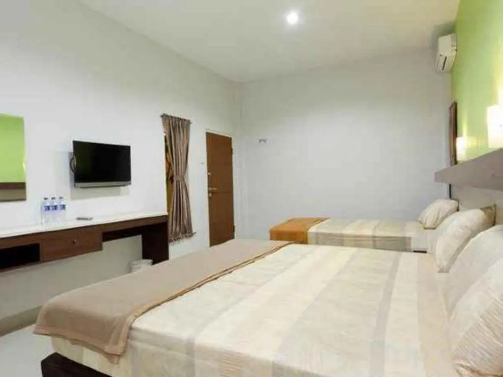 Bed in Zaen Hotel Syariah Solo