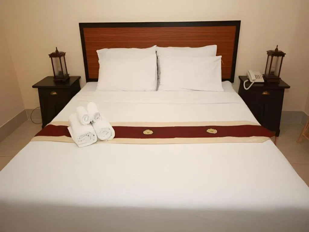 Bed in Rayong Lanna Hotel
