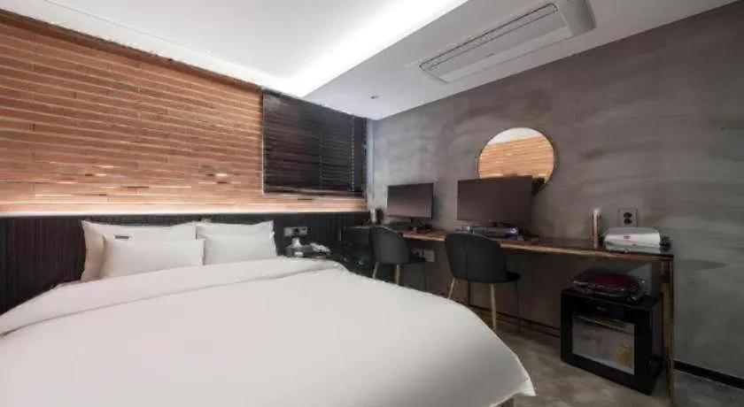 Bed in Jongro HOTEL LABOUM