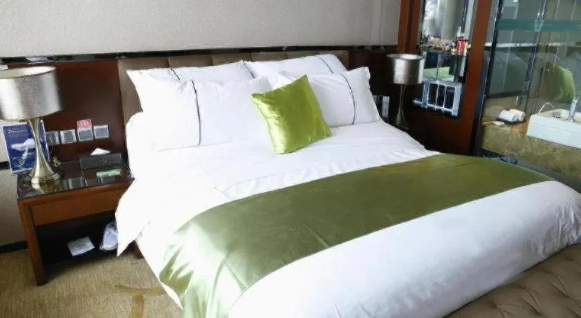 Bed in Liwan International Hotel Chengdu