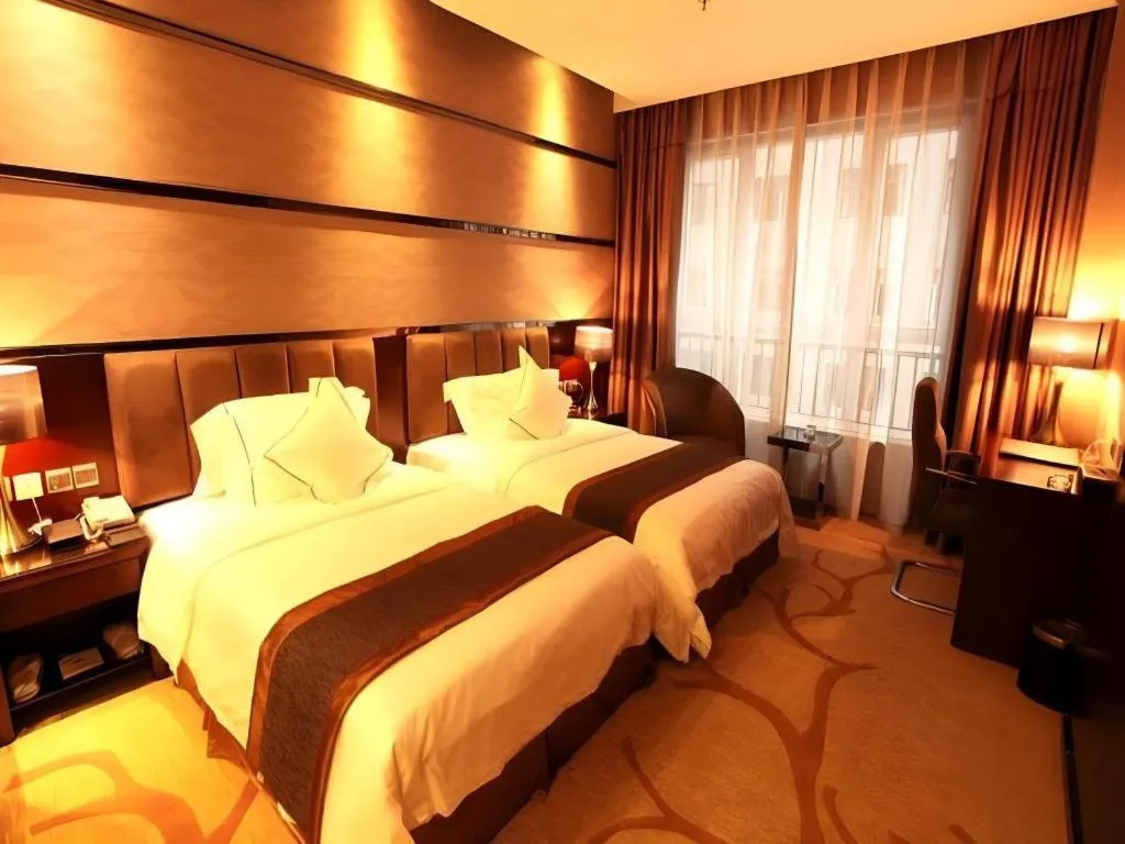 Bed in Liwan International Hotel Chengdu
