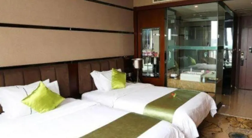 Bed in Liwan International Hotel Chengdu