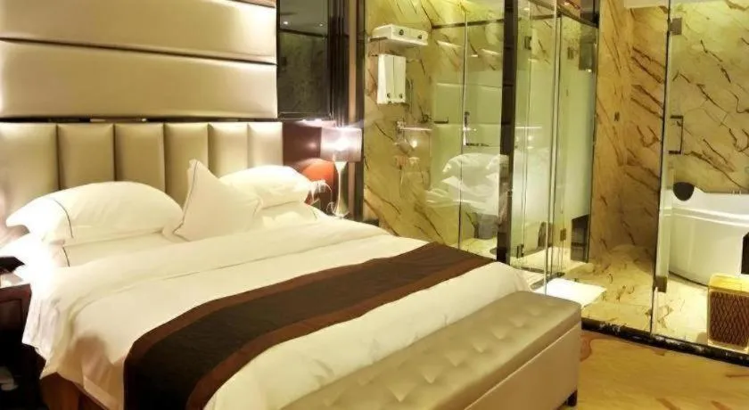 Bed in Liwan International Hotel Chengdu