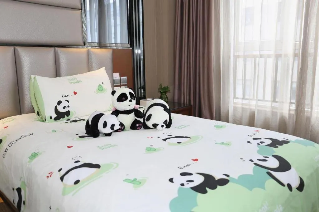 Bed in Liwan International Hotel Chengdu