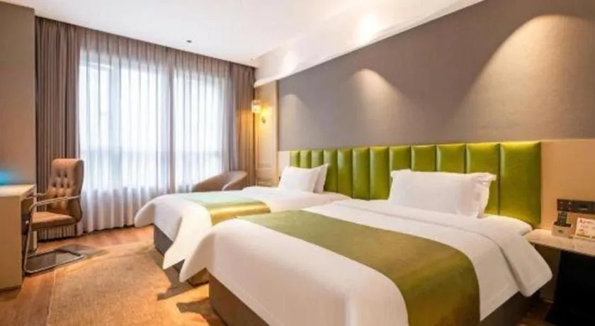 Bed in Liwan International Hotel Chengdu