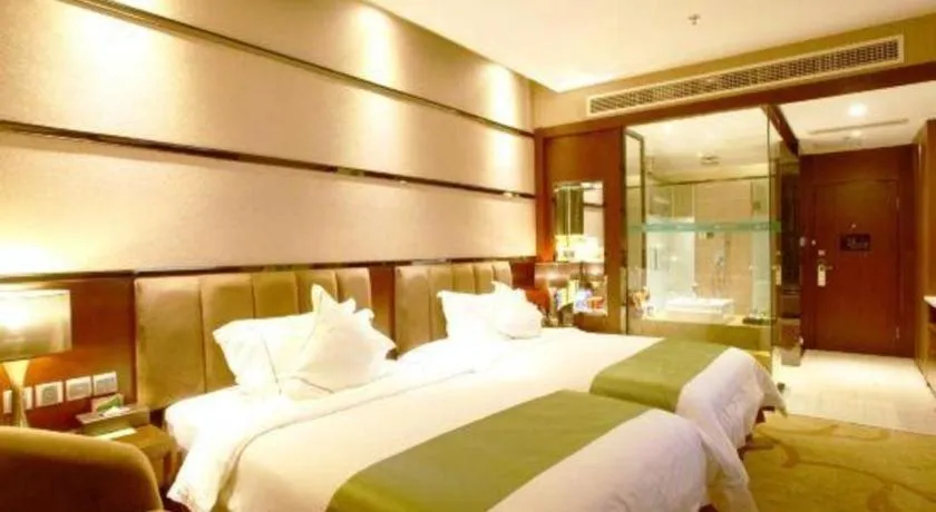 Bed in Liwan International Hotel Chengdu