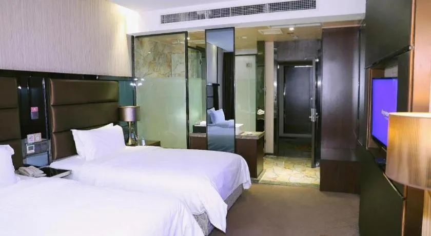 Bed in Liwan International Hotel Chengdu
