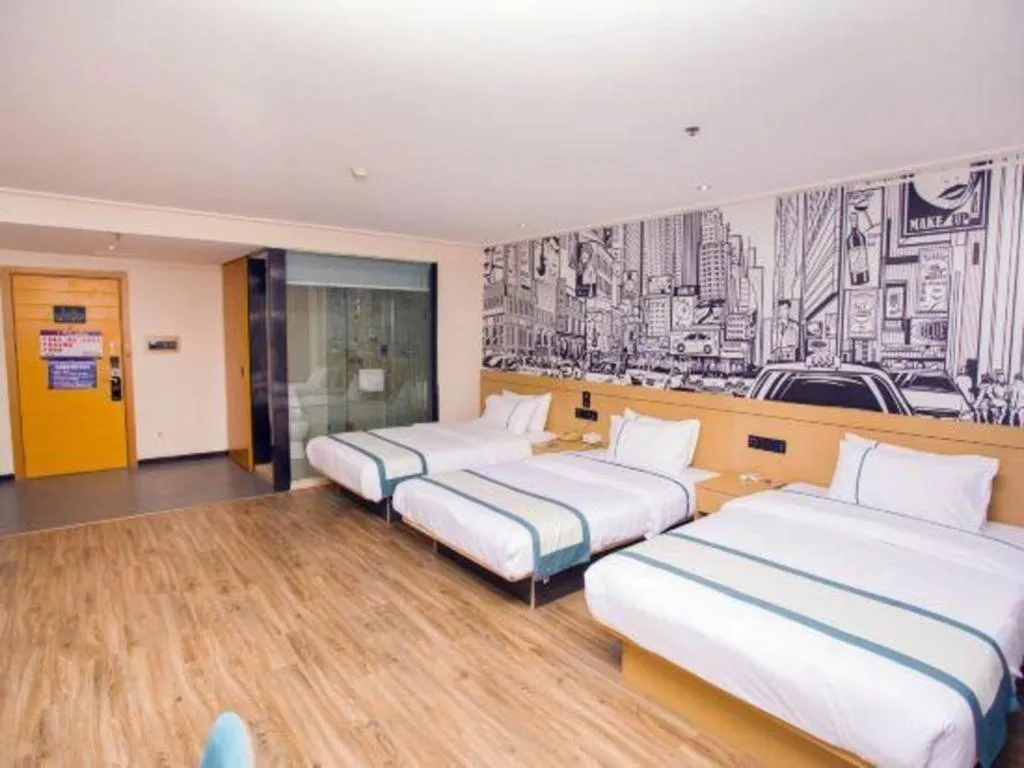 Bed in City Comfort Inn Guigang Tangren Street