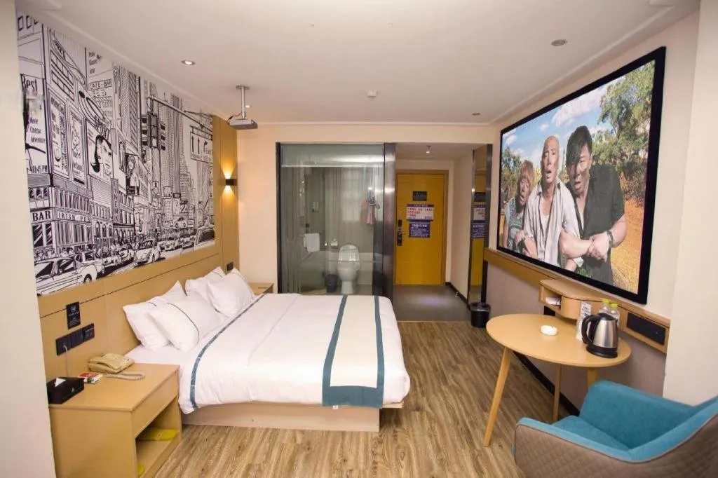 Bed in City Comfort Inn Guigang Tangren Street