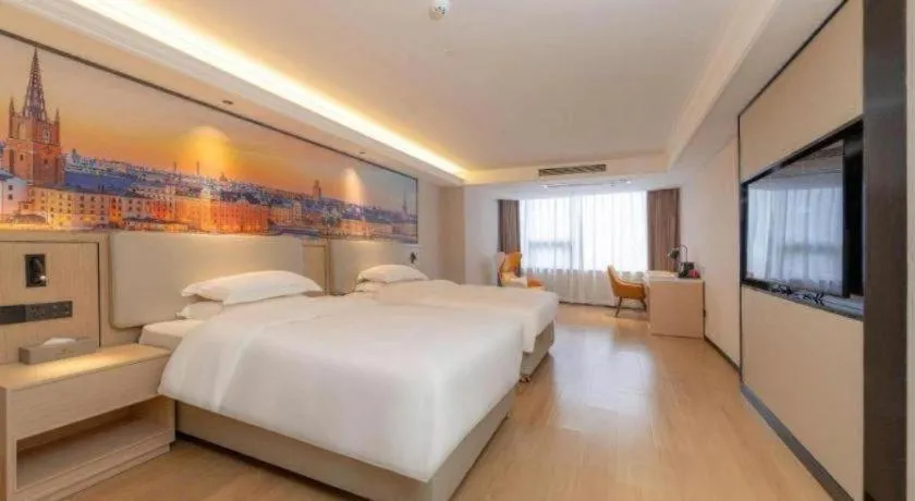 Bed in Vienna International Hotel Guangzhou Huangpu