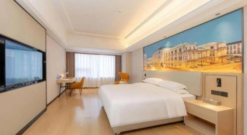 Bed in Vienna International Hotel Guangzhou Huangpu