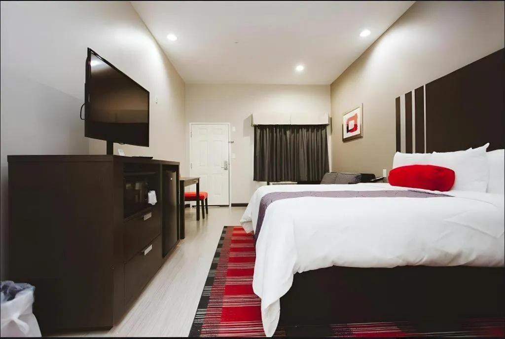 Bed in Americas Best Value Inn and Suites IAH Airport North