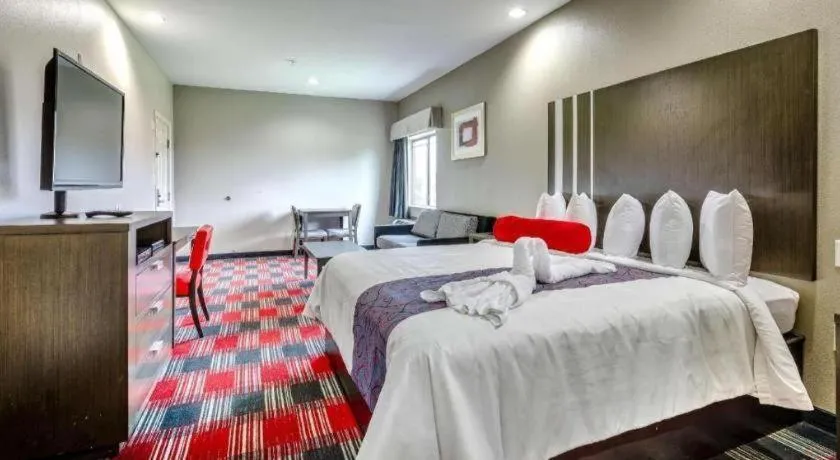 Bed in Americas Best Value Inn and Suites IAH Airport North