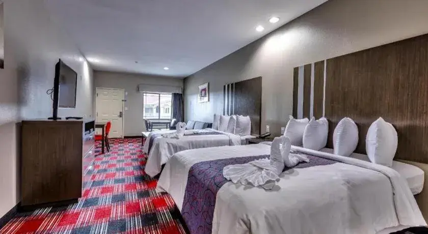 Bed in Americas Best Value Inn and Suites IAH Airport North Bed in Americas Best Value Inn and Suites IAH Airport North