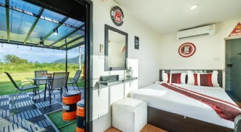 Bed in Lucerne Villa Resort