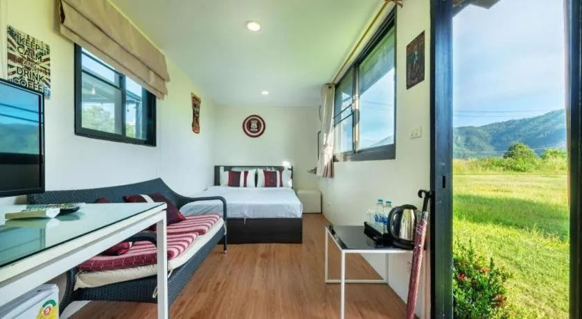 Bed in Lucerne Villa Resort