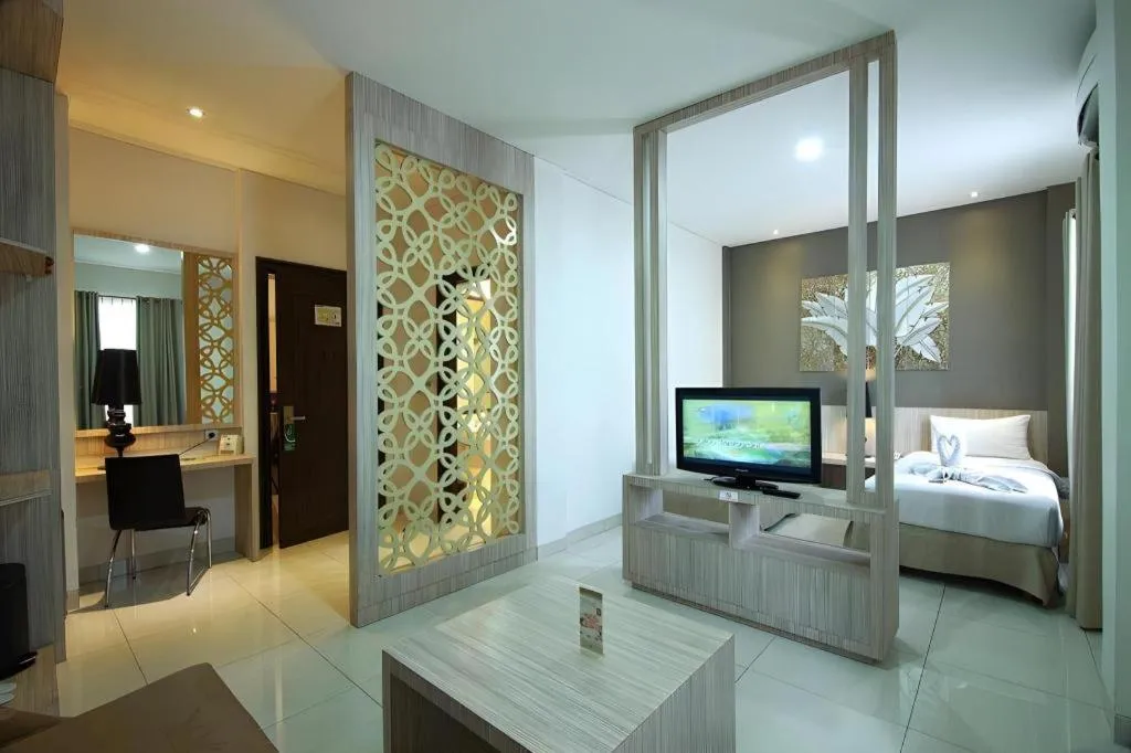 Bed in HW Hotel Padang