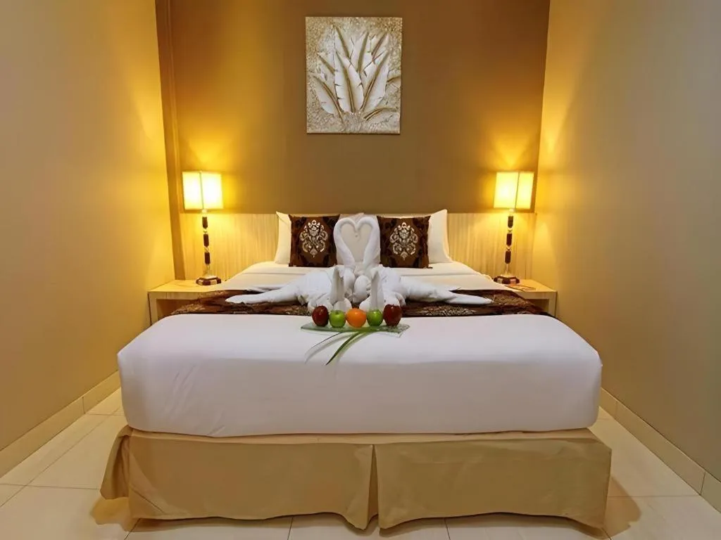 Bed in HW Hotel Padang