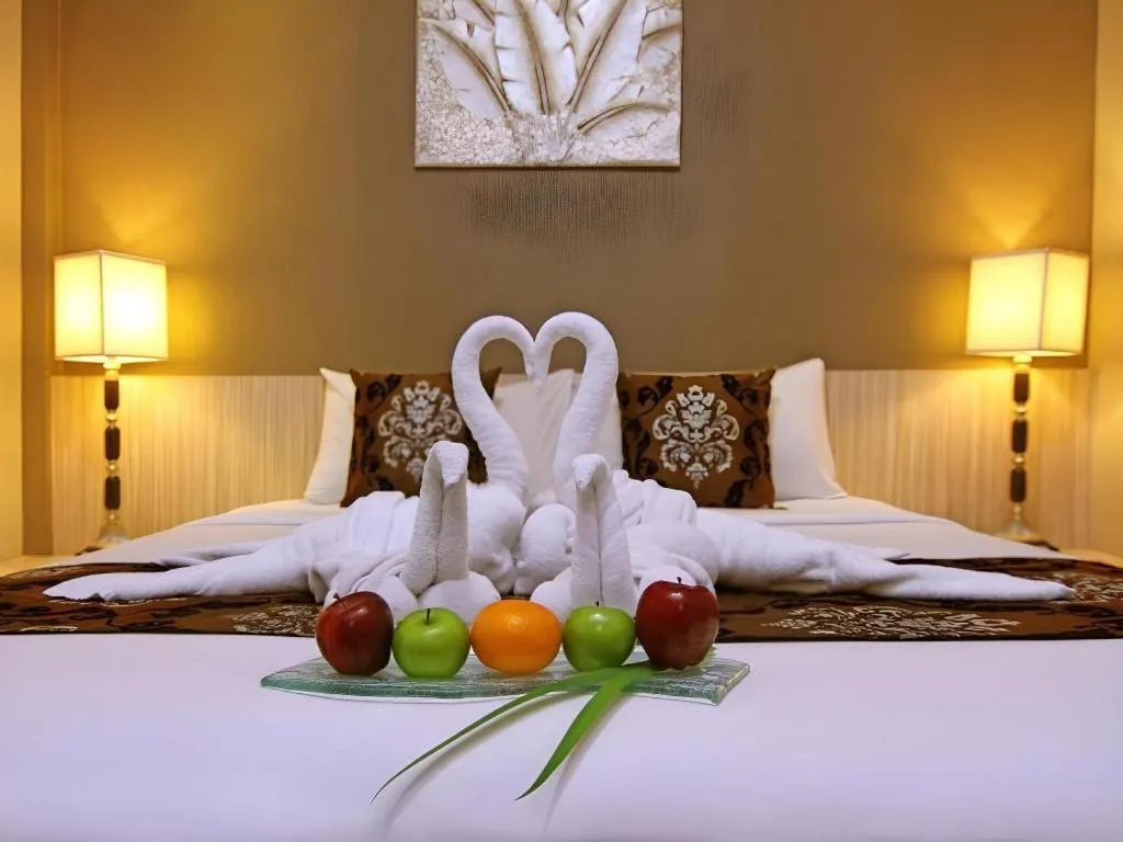 Bed in HW Hotel Padang