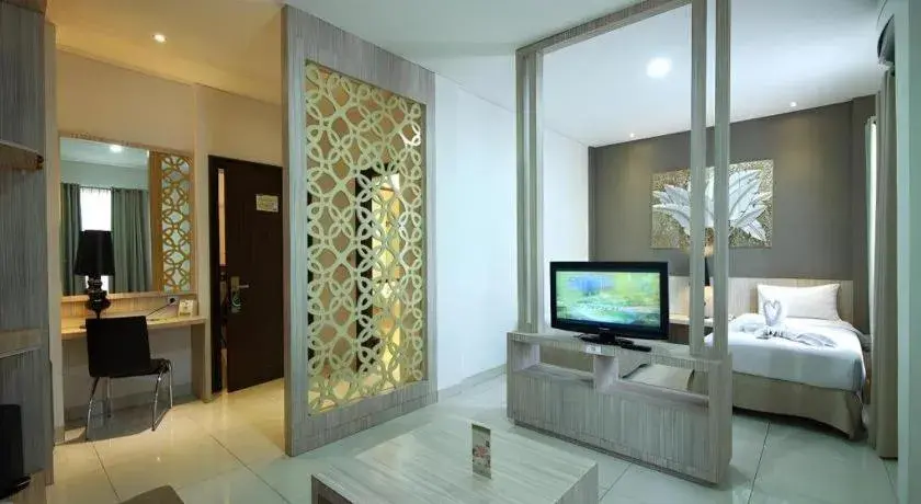 Bed in HW Hotel Padang Bed in HW Hotel Padang