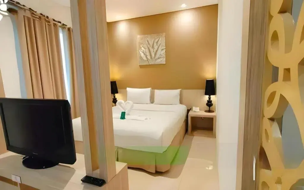 Bed in HW Hotel Padang Bed in HW Hotel Padang