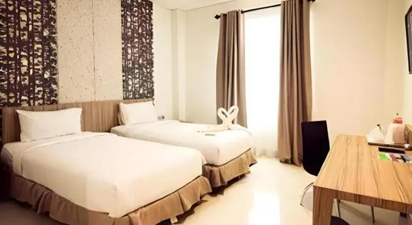 Bed in HW Hotel Padang Bed in HW Hotel Padang