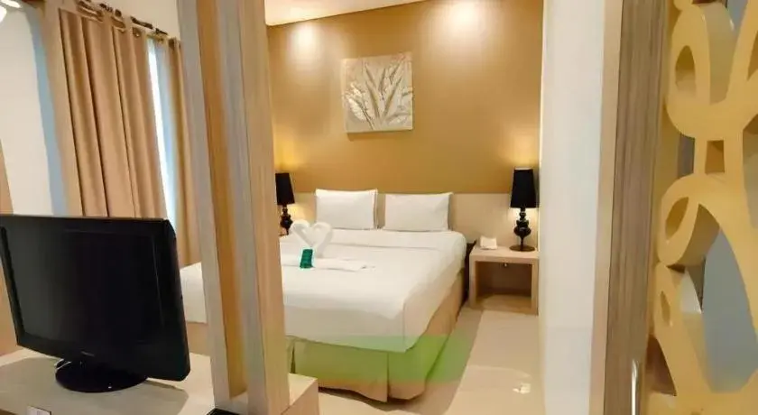 Bed in HW Hotel Padang Bed in HW Hotel Padang