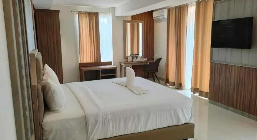 Bed in HW Hotel Padang