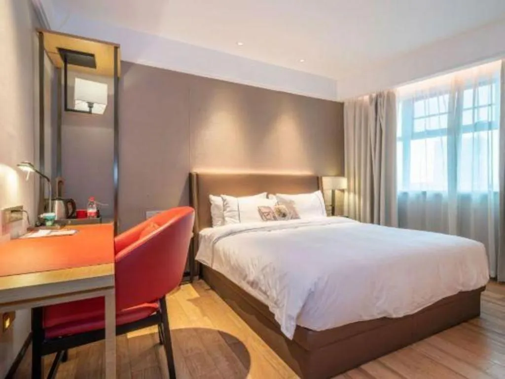 Bed in Echeng Hotel Xiamen Zhongshan Road