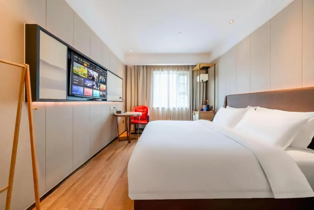 Bed in Echeng Hotel Xiamen Zhongshan Road