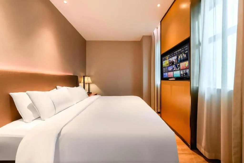 Bed in Echeng Hotel Xiamen Zhongshan Road