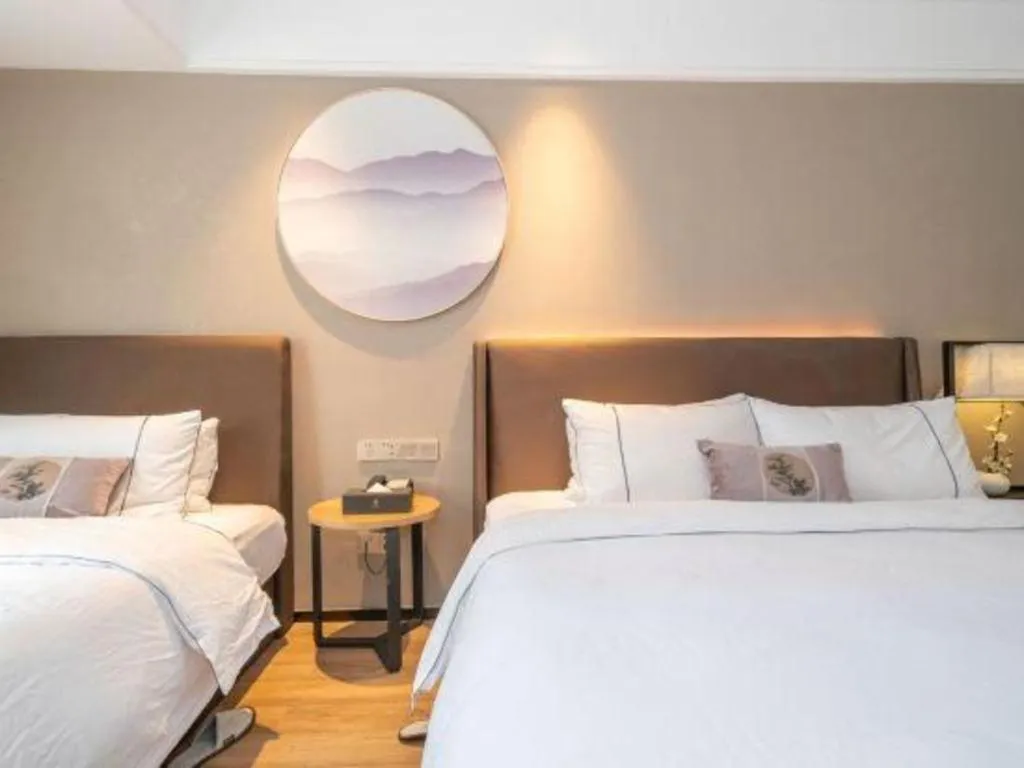 Bed in Echeng Hotel Xiamen Zhongshan Road