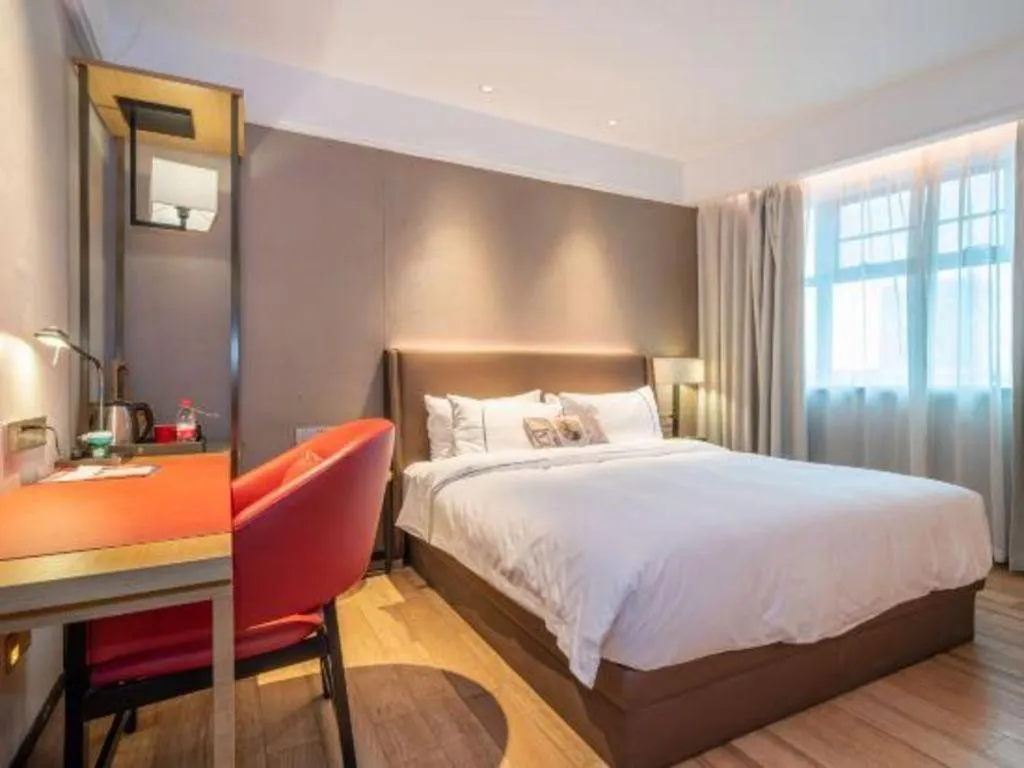 Bed in Echeng Hotel Xiamen Zhongshan Road