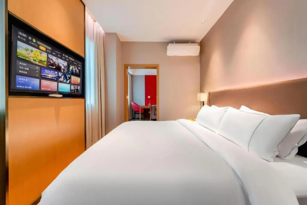 Bed in Echeng Hotel Xiamen Zhongshan Road