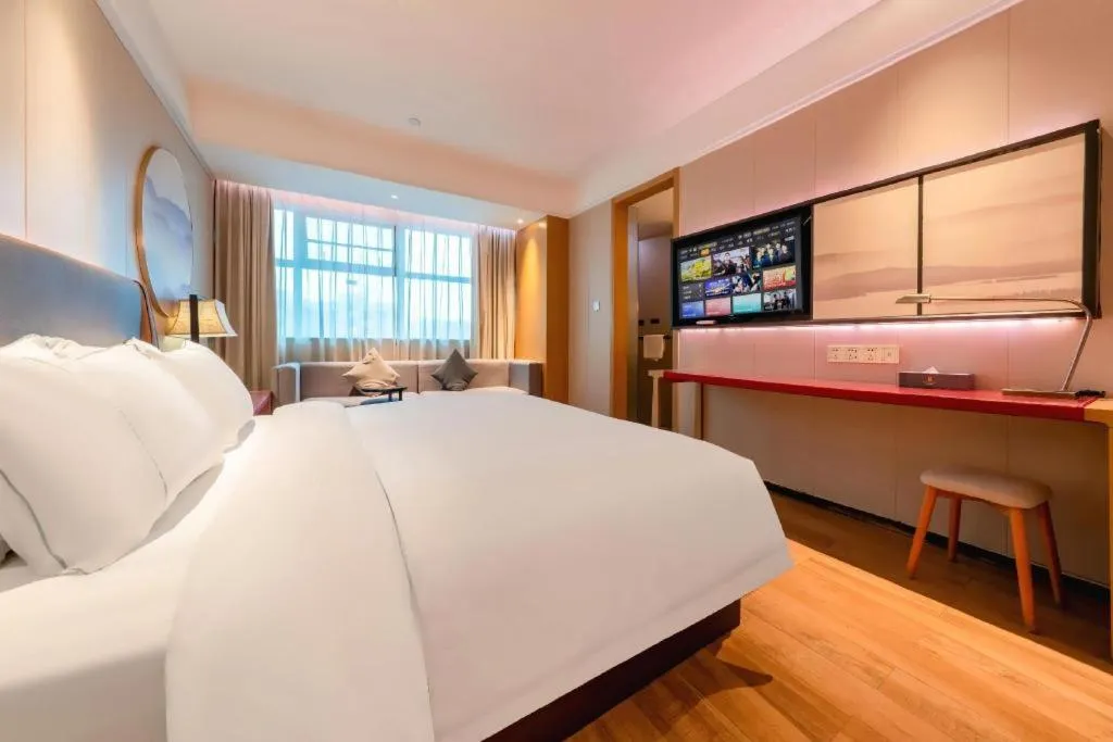 Bed in Echeng Hotel Xiamen Zhongshan Road